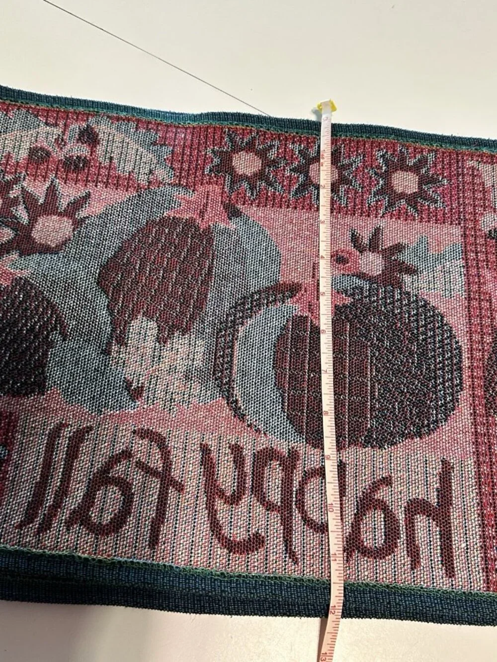 4 Tapestry Cloth Dinner Party Placemats Fall Pumpkin Sunflower Table Setting